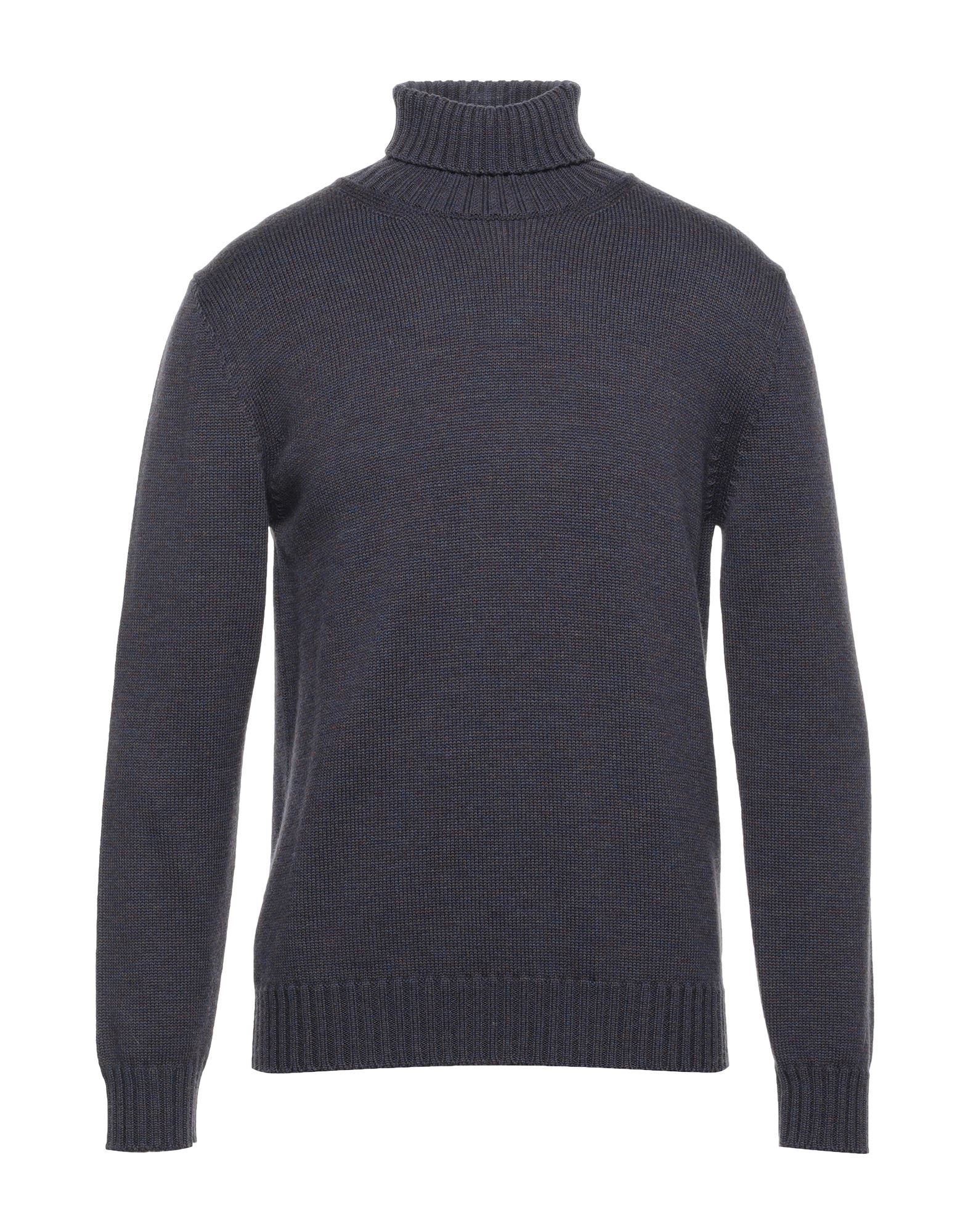 Alpha Studio Turtlenecks In Dark Blue