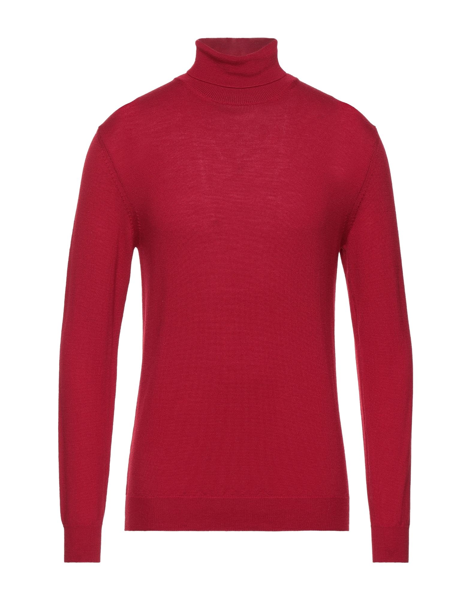 Grey Daniele Alessandrini Turtlenecks In Red