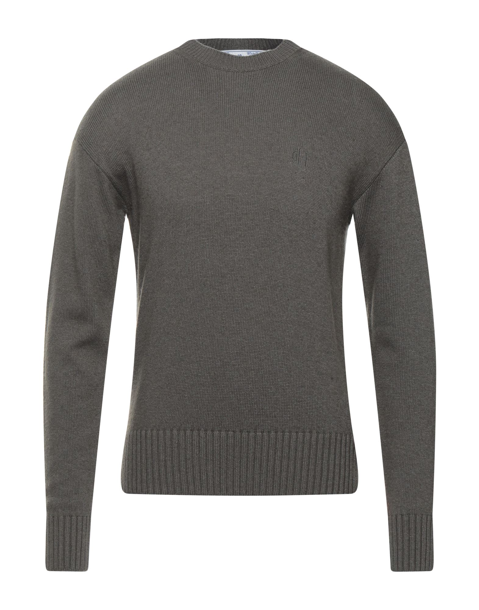 Off-white Man Sweater Military Green Size M Viscose, Polyamide, Wool, Cashmere
