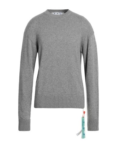 Off-white Man Sweater Grey Size Xs Viscose, Polyamide, Wool, Cashmere
