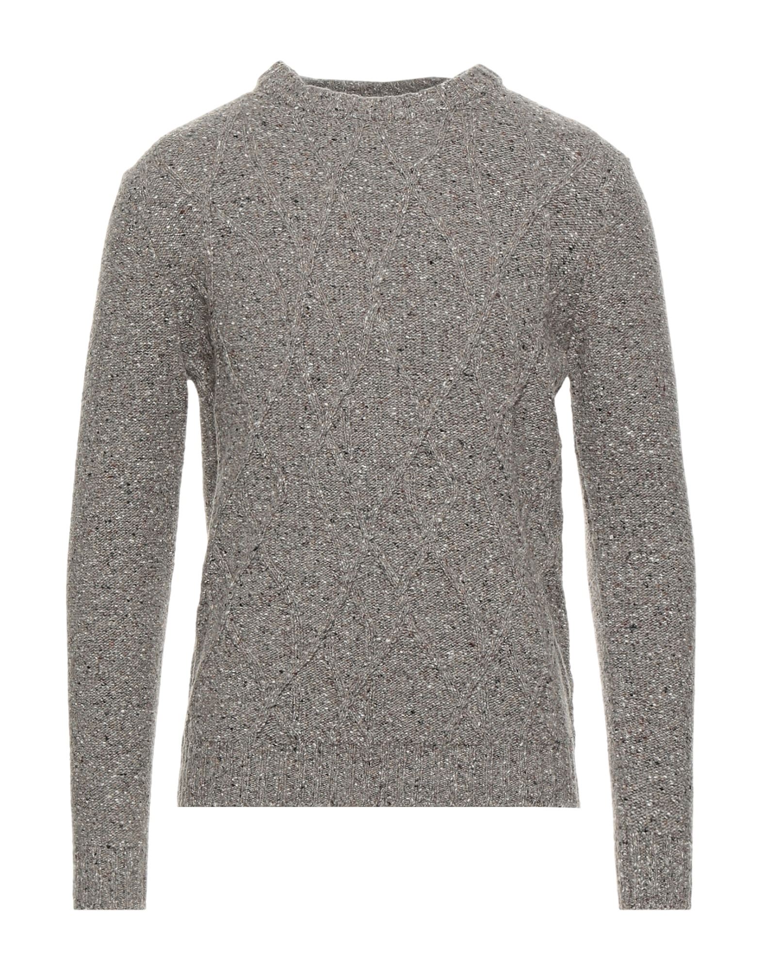 Alpha Studio Sweaters In Grey