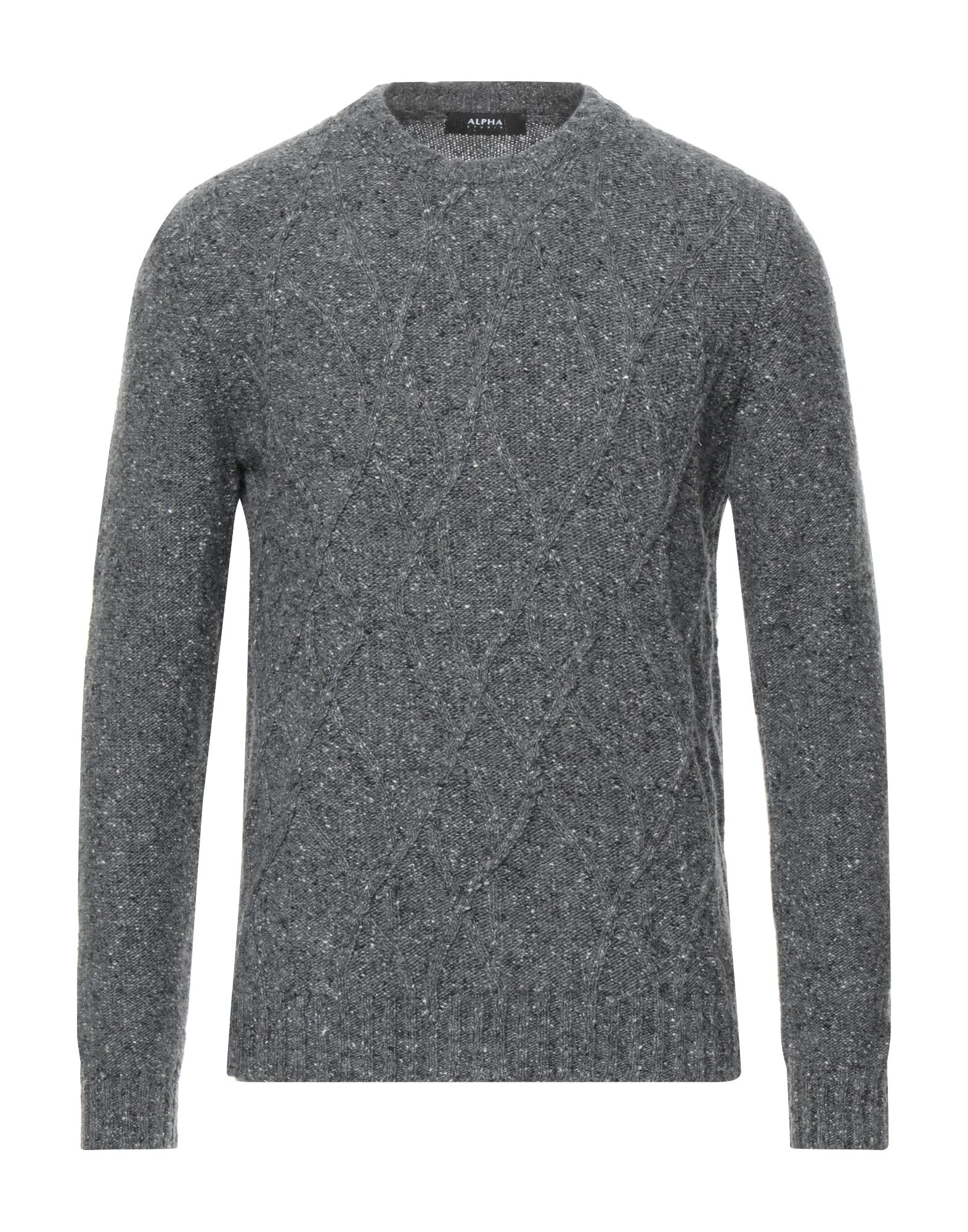 Alpha Studio Sweaters In Lead