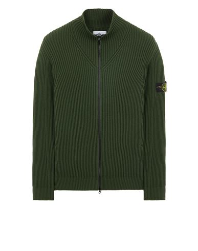 STONE ISLAND 554C2 Sweater Man Olive Green EUR 535