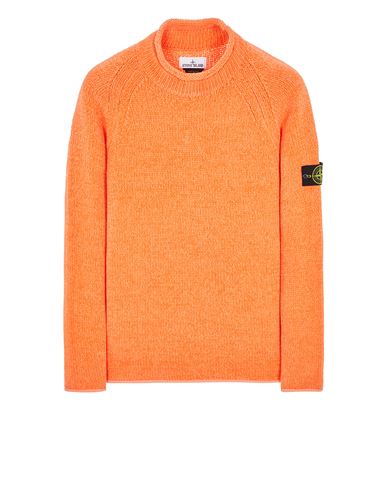 STONE ISLAND 513A5 Sweater Man Peach USD 554