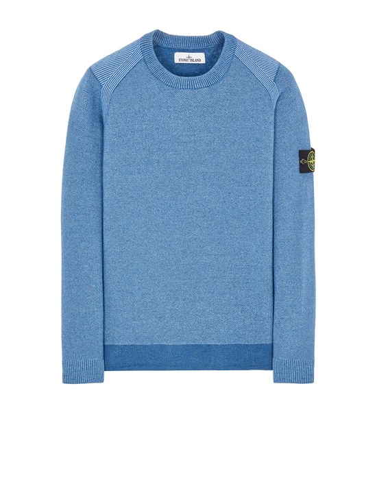  STONE ISLAND 541C8 Sweater Man Pastel Blue