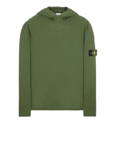 STONE ISLAND 531D3 Tricot Homme Vert olive EUR 390