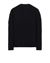 2 of 4 - Sweater Man 523D2 SOFT COTTON WITH MIX FABRIC Back STONE ISLAND