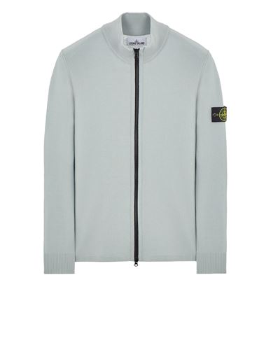 STONE ISLAND 503A1 Tricot Homme Gris perle EUR 390
