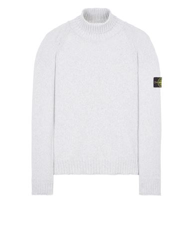 STONE ISLAND 505A2 Sweater Man Pearl Grey GBP 425