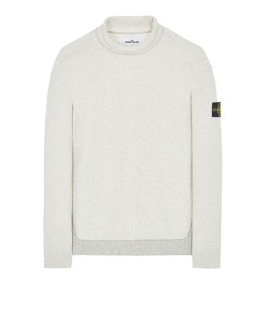 STONE ISLAND 527C7 Sweater Man Pearl Grey EUR 375