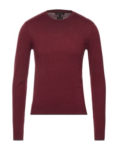 Armani Exchange Man Sweater Brick Red Size Xl Cotton, Cashmere, Polyamide, Elastane