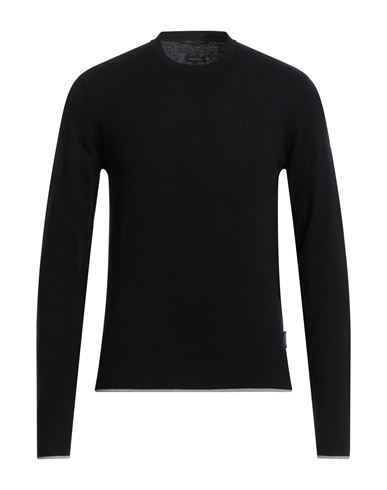 Armani Exchange Man Sweater Black Size S Cotton, Cashmere, Polyamide, Elastane