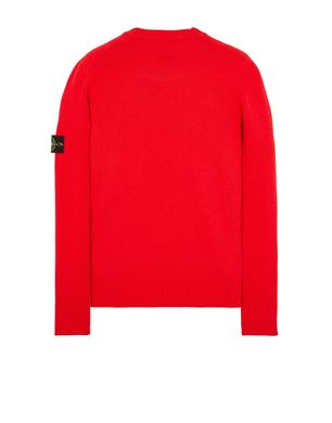 Stone island sweater on sale red