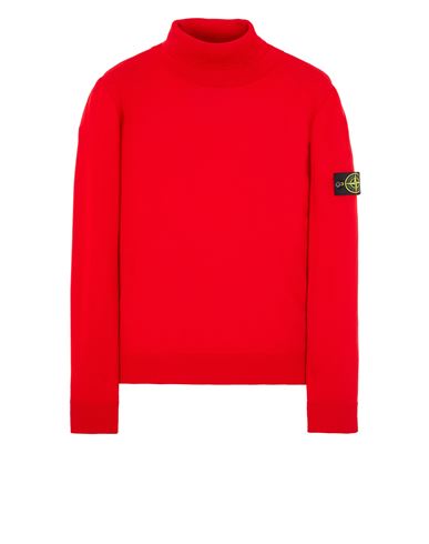 STONE ISLAND 525C4 Tricot Homme Rouge EUR 221
