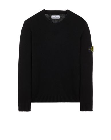 STONE ISLAND 522A3 Sweater Man Black EUR 204