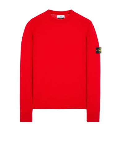 STONE ISLAND 526A1 Sweater Man Red EUR 224