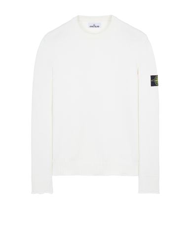 STONE ISLAND 506A2 Sweater Man Natural White GBP 420