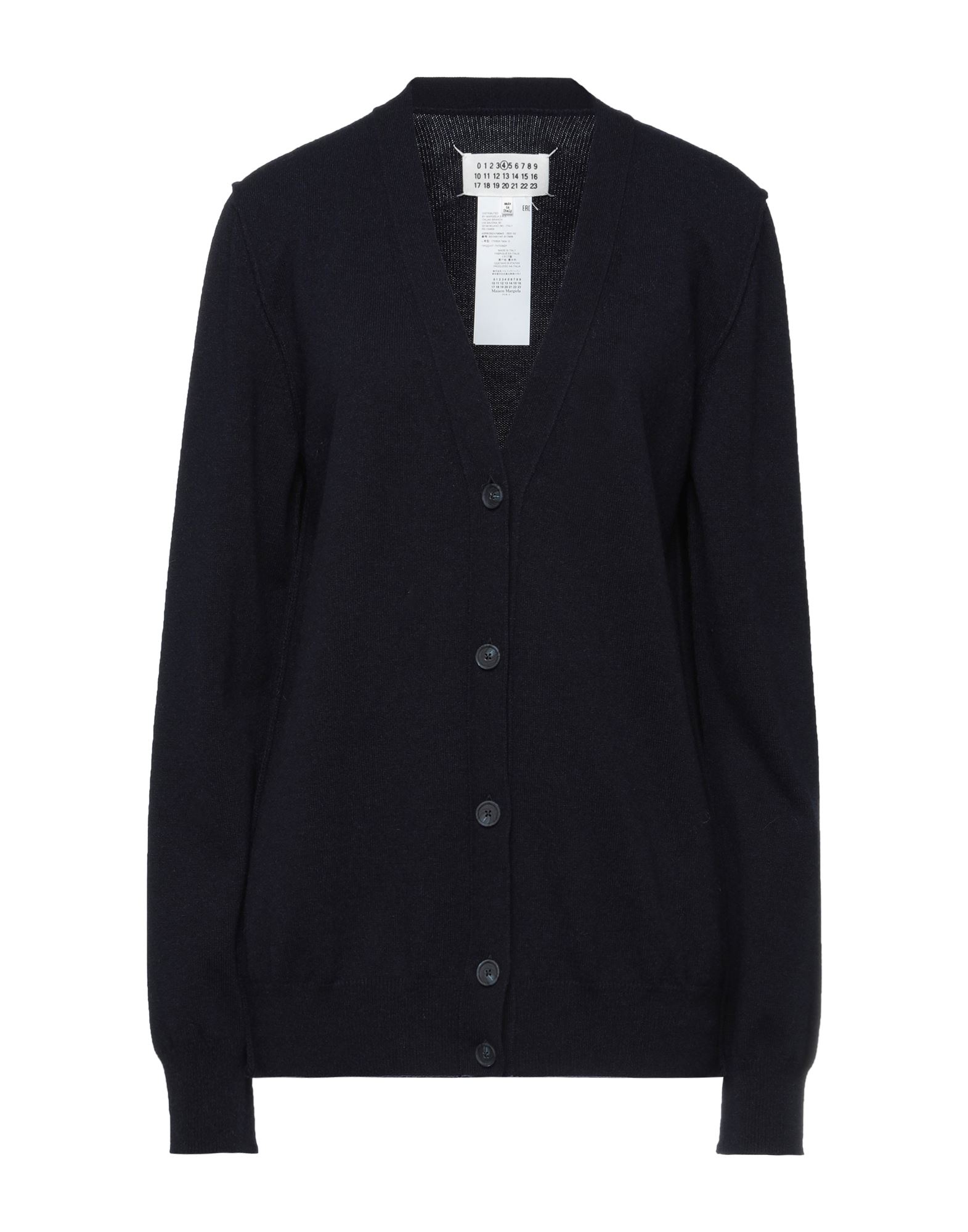 Maison Margiela Cardigans In Dark Blue