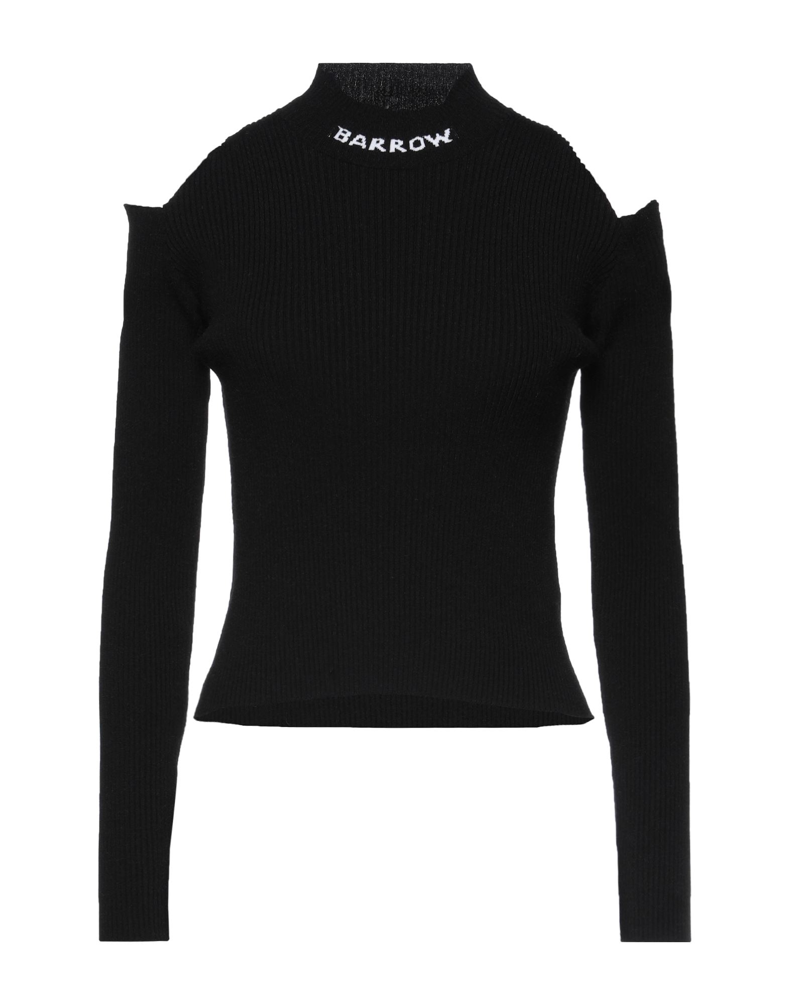 Shop Barrow Woman Turtleneck Black Size L Viscose, Polyester, Polyamide