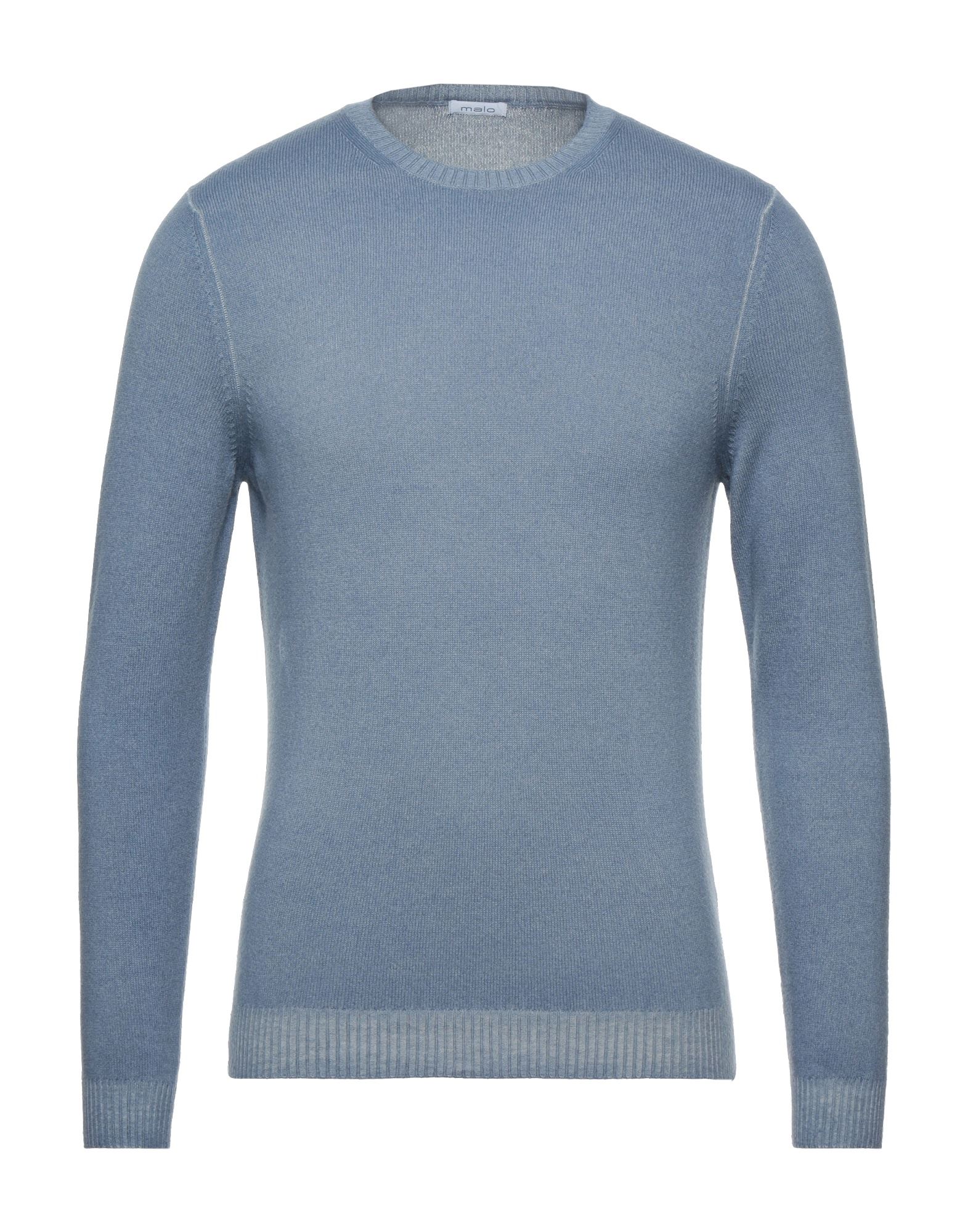 Malo Sweaters In Slate Blue