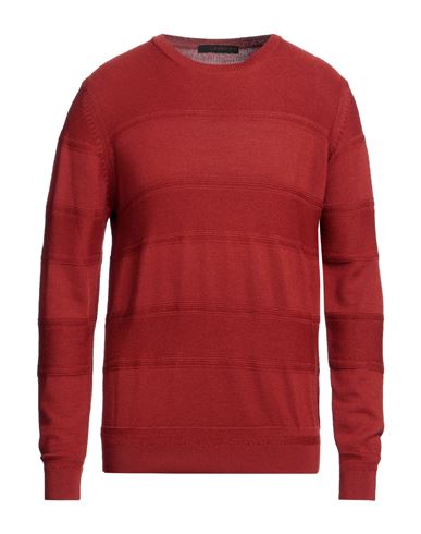 Jeordie's Man Sweater Brick Red Size Xxl Merino Wool, Acrylic