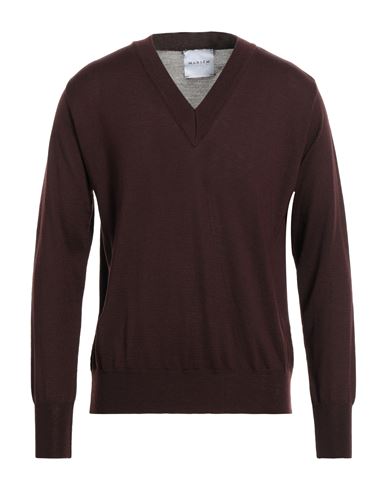 Shop Marsēm Man Sweater Dark Brown Size M Wool