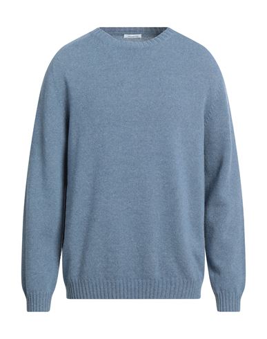 Shop Malo Man Sweater Slate Blue Size 46 Wool, Cashmere