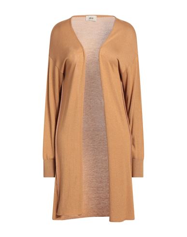 Akep Woman Cardigan Camel Size 8 Viscose, Merino Wool, Polyamide In Beige