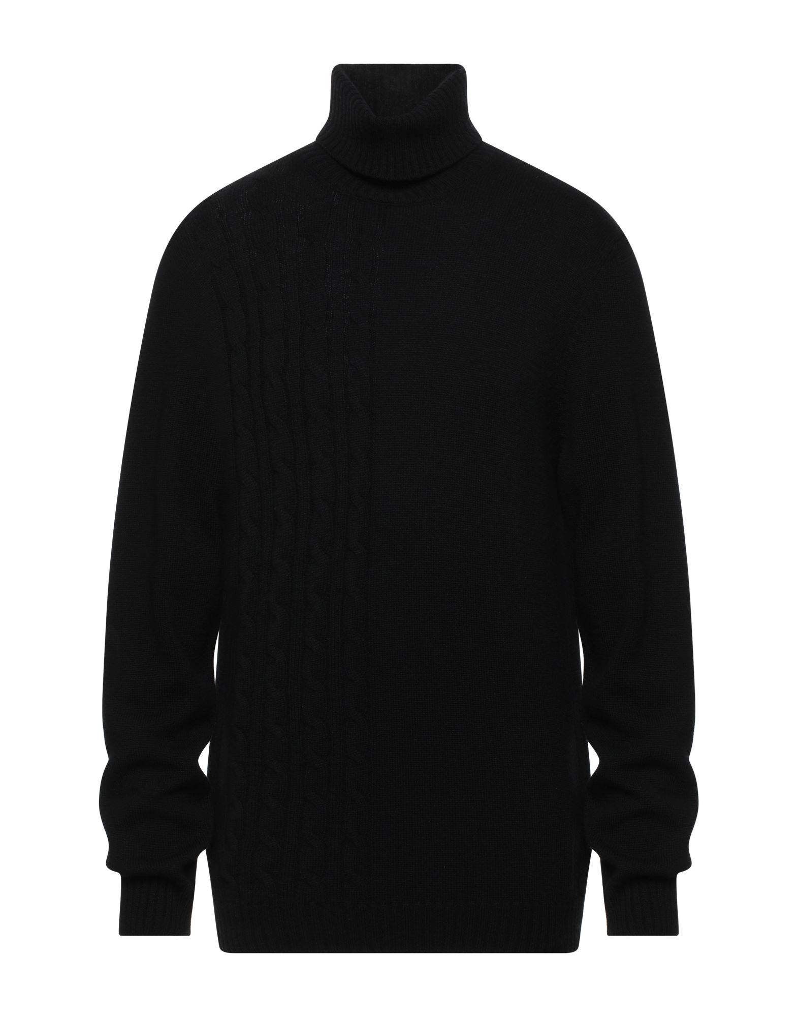 Alpha Studio Turtlenecks In Black