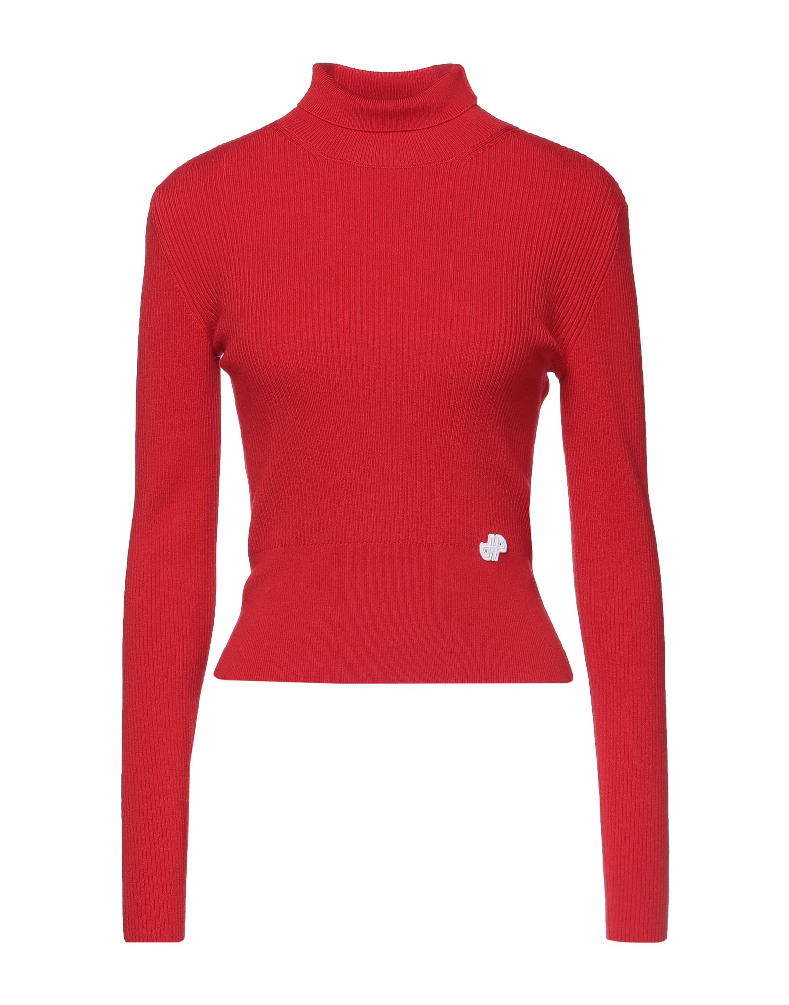 Shop Patou Woman Turtleneck Red Size L Merino Wool, Polyamide, Elastane