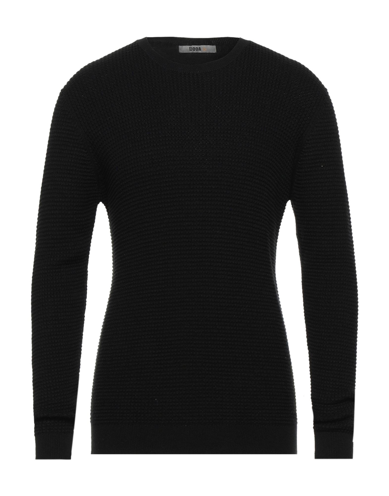 Dooa Man Sweater Black Size Xl Cotton, Acrylic