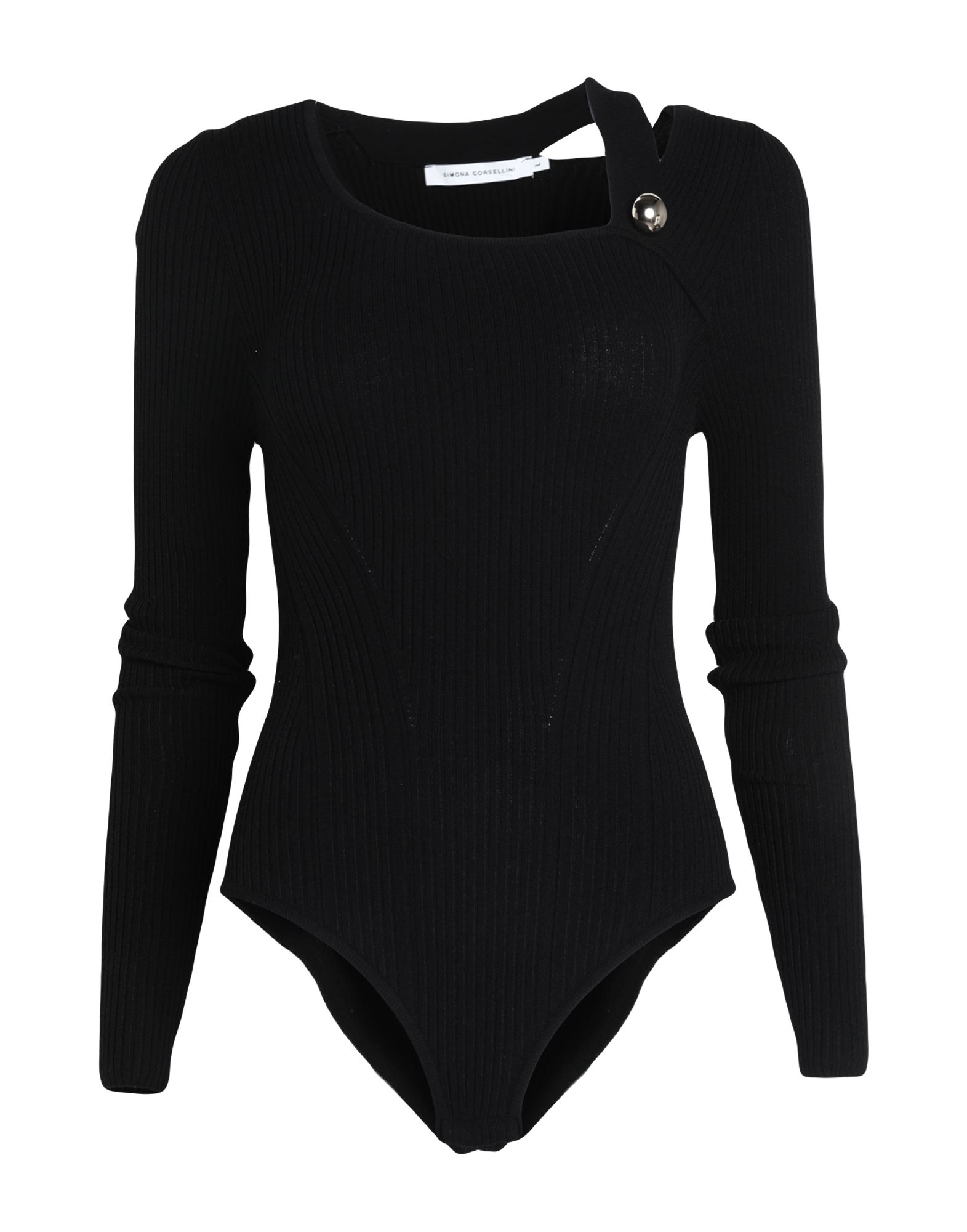 Space Simona Corsellini Sweaters In Black