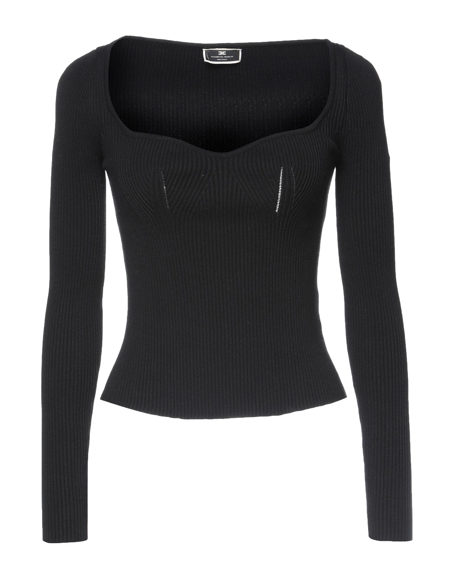 Elisabetta Franchi Sweaters In Black