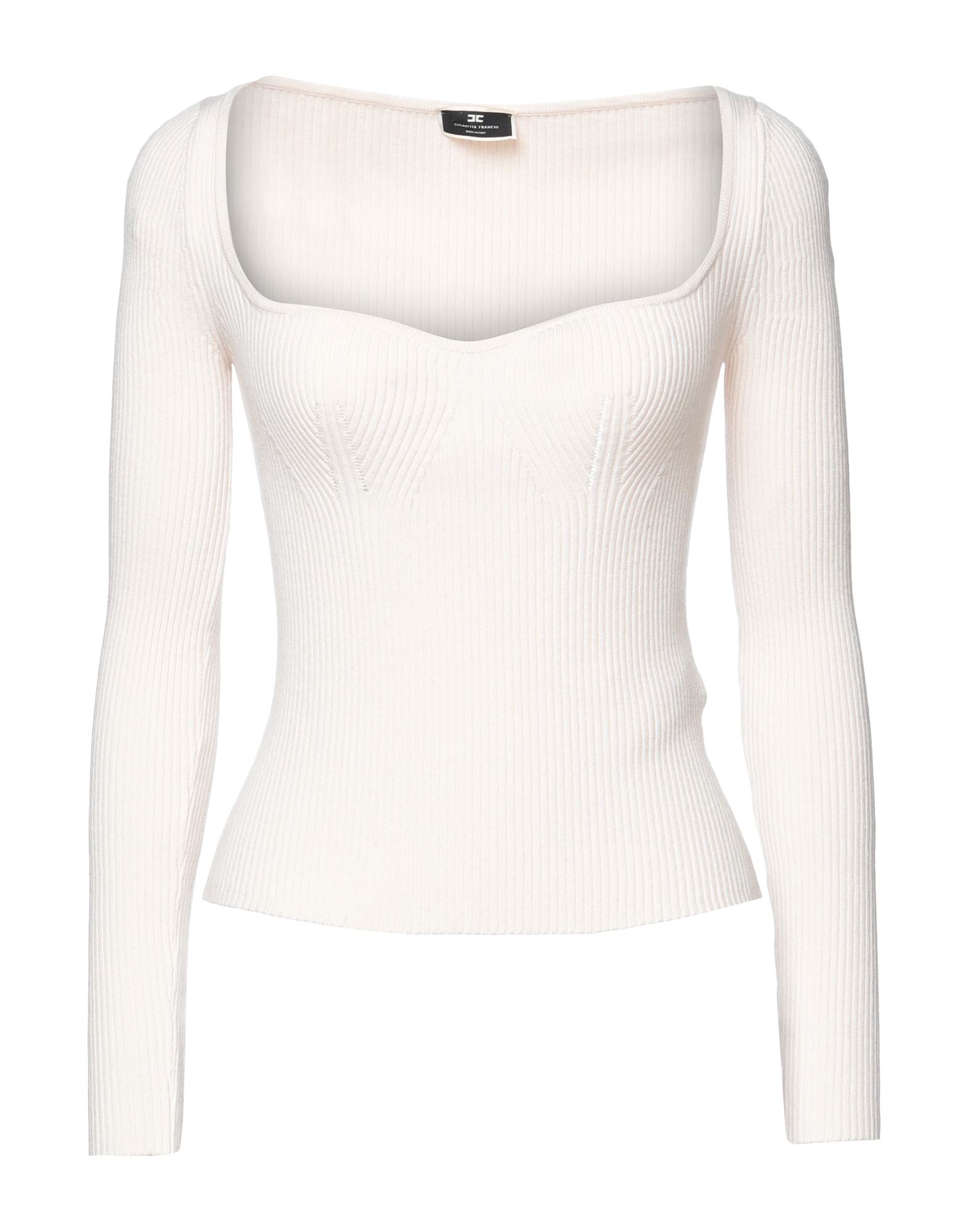 Elisabetta Franchi Sweaters In Ivory