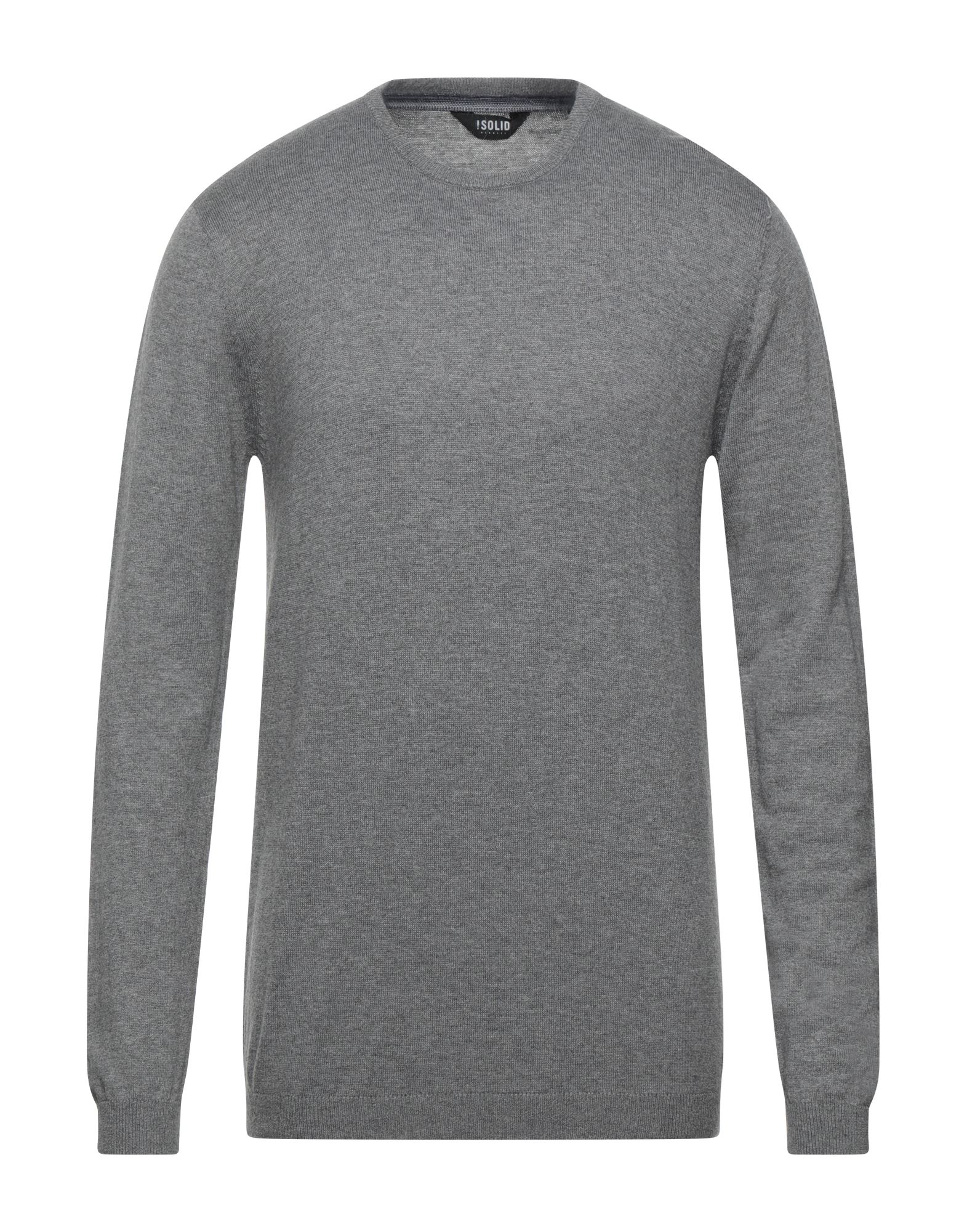 Solid ! Sweaters In Grey