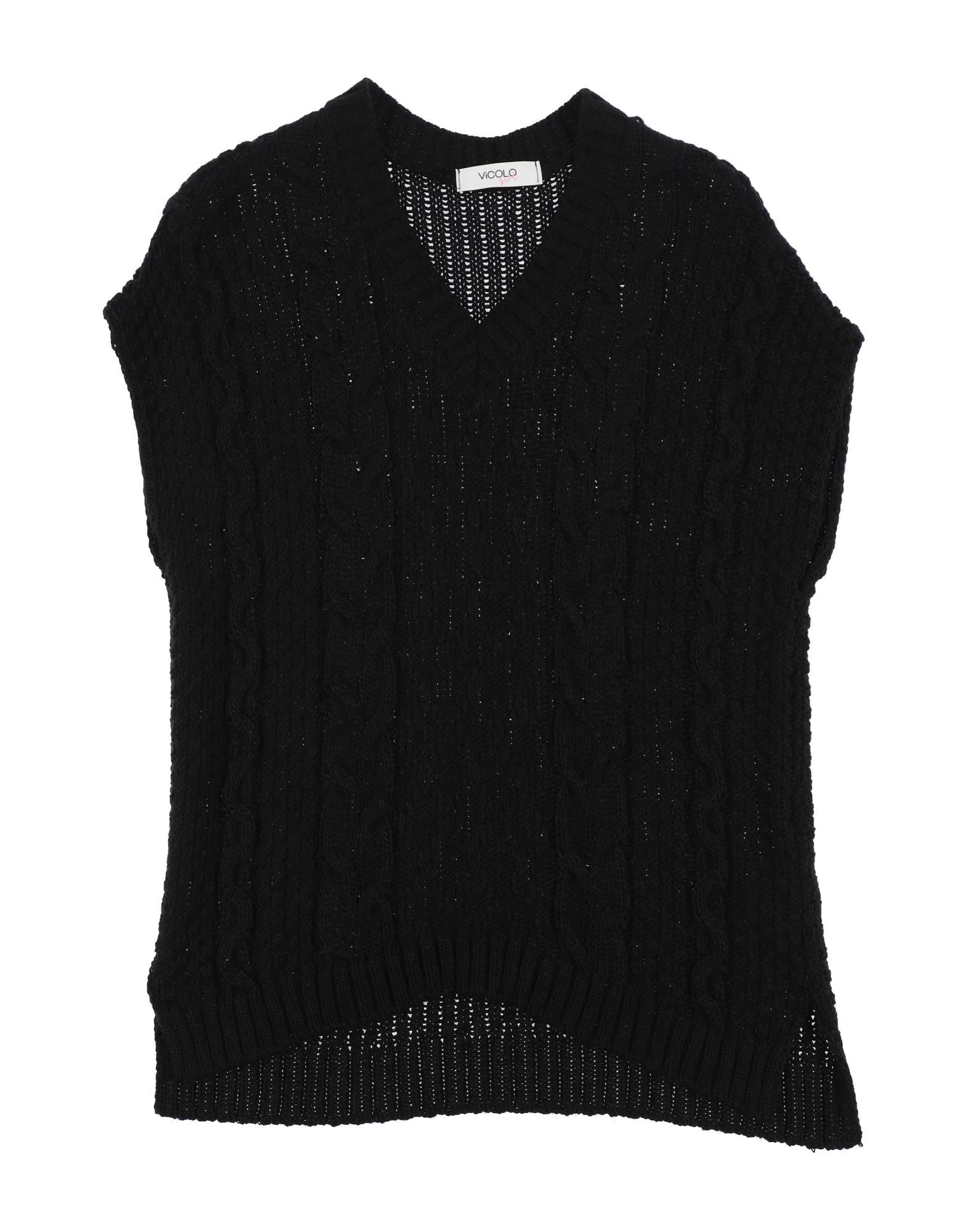Vicolo Kids' Sweaters In Black