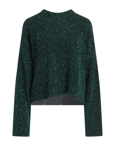Aniye By Woman Sweater Green Size S Polyamide, Metallic Fiber