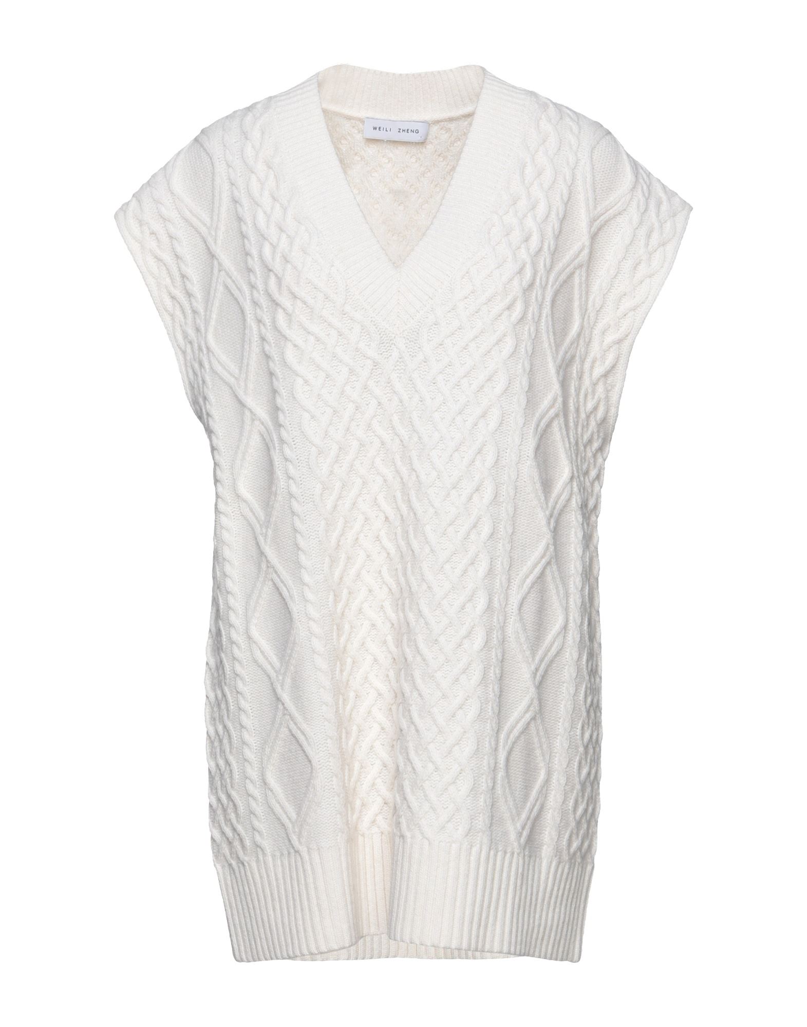 Weili Zheng Sweaters In Ivory