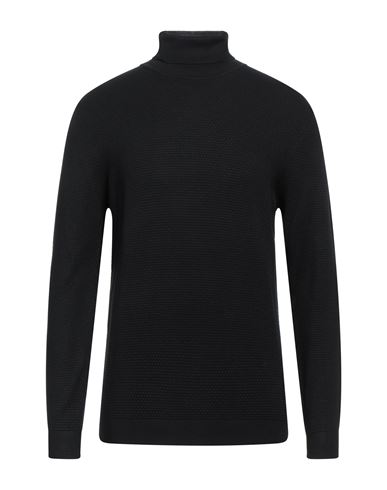 Sseinse Man Turtleneck Black Size Xxl Viscose, Polyamide