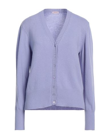Rossopuro Woman Cardigan Sky Blue Size S Wool, Cashmere