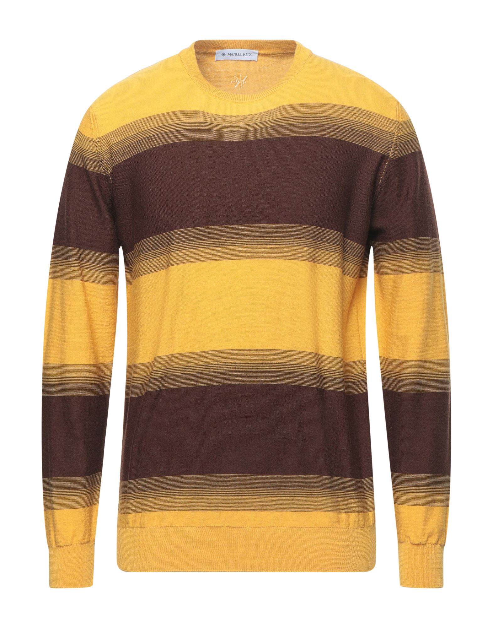 Manuel Ritz Sweaters In Yellow