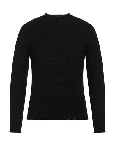 Alpha Studio Man Sweater Black Size 36 Acrylic, Alpaca Wool, Polyamide, Merino Wool In Black