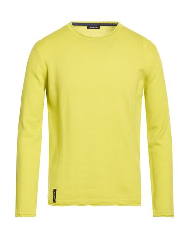 Distretto 12 Man Sweater Lime Green Size Xxl Virgin Wool