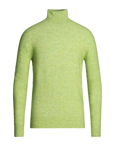 Roberto Collina Man Turtleneck Light Green Size 38 Polyamide, Wool, Baby Alpaca Wool, Elastane