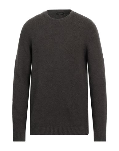 Roberto Collina Man Sweater Steel Grey Size 44 Cotton, Nylon, Elastane