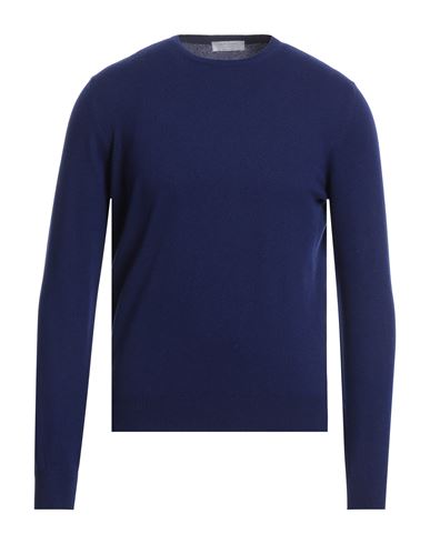 Gran Sasso Man Sweater Navy Blue Size 38 Cashmere