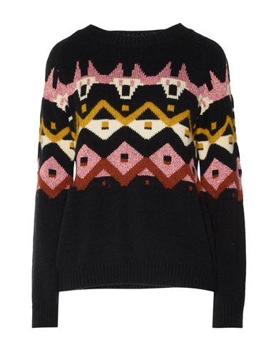 Liu •jo Woman Sweater Black Size S Acrylic, Virgin Wool, Polyamide, Viscose, Wool