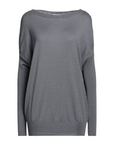 Snobby Sheep Woman Sweater Grey Size 8 Silk, Cashmere