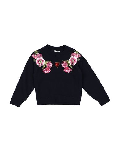 Dolce & Gabbana Babies'  Toddler Girl Sweater Midnight Blue Size 7 Virgin Wool