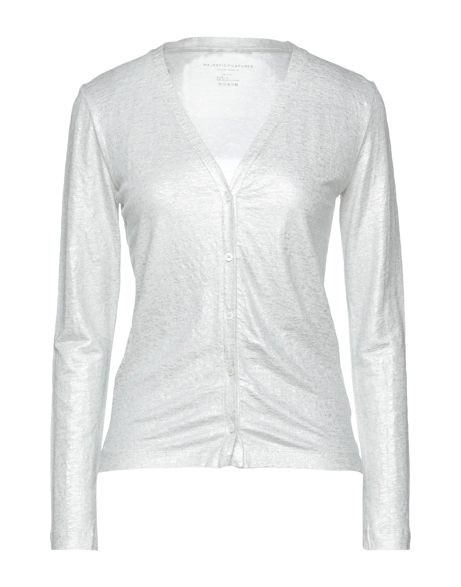 Majestic Cardigans In Light Grey